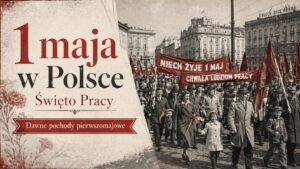 1 de mayo en Polonia con antiguo desfile del Día del Trabajo y marchas históricas